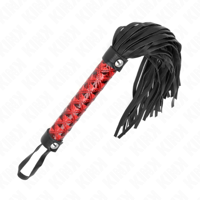Frusta BDSM KINK - DIAMOND PATTERN 40 CM con design elegante Frusta BDSM KINK - DIAMOND PATTERN 40 CM con design elegante
