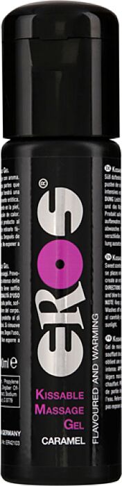 Olio da massaggio ad effetto termico caramello baciabile Eros 100 ml Olio da massaggio ad effetto termico caramello baciabile Eros 100 ml