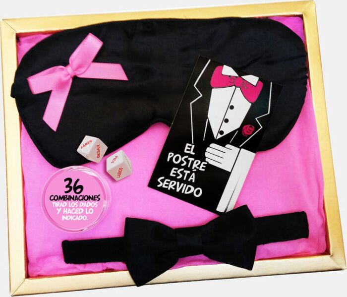 Kit Erotico INEDIT El Postre Está Servito con Antifaz e Dadi Kit Erotico INEDIT El Postre Está Servito con Antifaz e Dadi