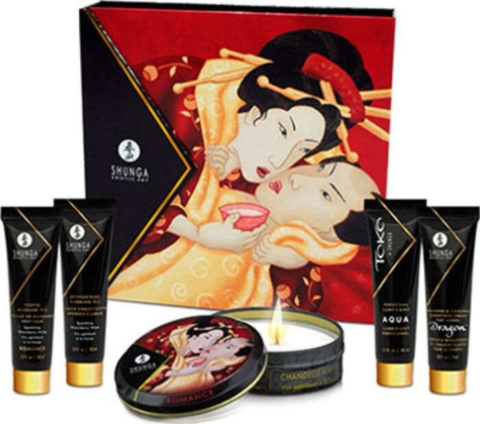 Kit coppia SHUNGA Geisha Fragole e Cava