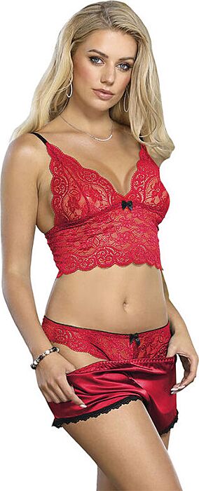 Set Lingerie Sublime 953898 Rosso Elegante Set Lingerie Sublime 953898 Rosso Elegante