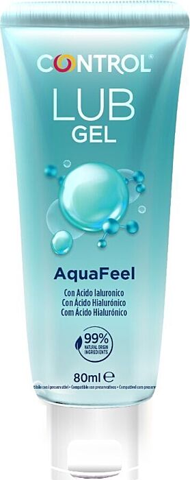 Lubrificante Control AquaFeel 80ml - Fresco e Naturale