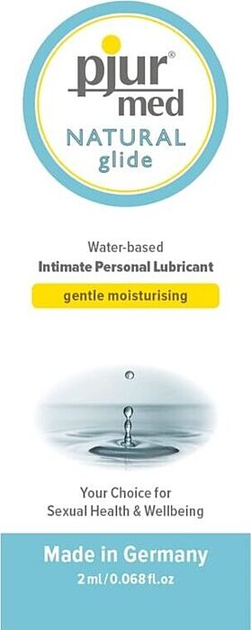 Lubrificante acqua PJUR Med Natural 2 ml Lubrificante acqua PJUR Med Natural 2 ml