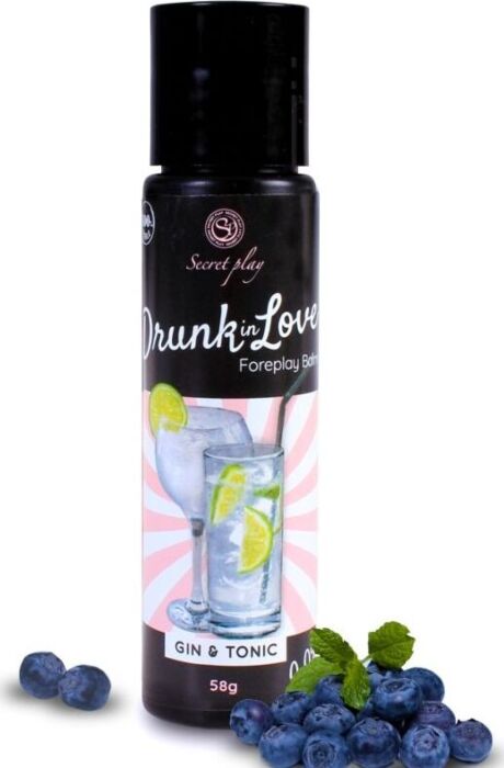 Lubrificante SecretPlay Drunk in Love Gin&Tonic 60ml Lubrificante SecretPlay Drunk in Love Gin&Tonic 60ml