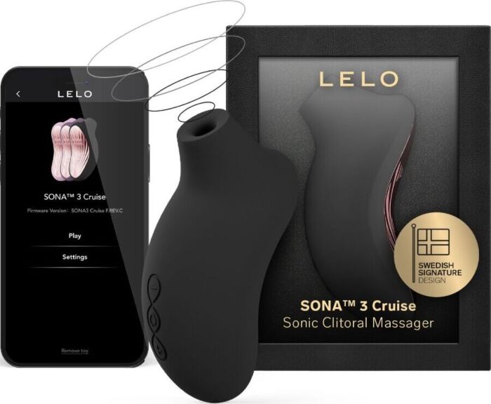 Stimolatore Clitoride LELO SONA 3 Cruise Nero Stimolatore Clitoride LELO SONA 3 Cruise Nero