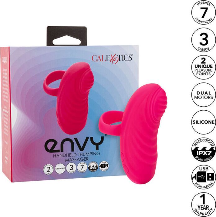 Massaggiatore Calexotics Envy Rosa 7 Vibrazioni Massaggiatore Calexotics Envy Rosa 7 Vibrazioni