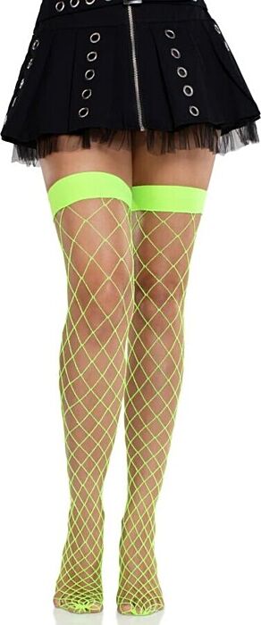 Medias Leg Avenue Verde Neon | Look Seducente