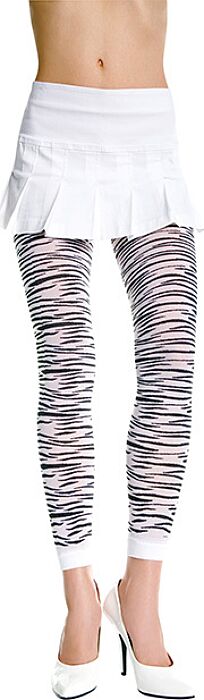 Collant Music Legs con motivo zebra a righe Collant Music Legs con motivo zebra a righe