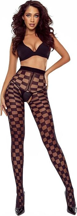 Medias Crotchless Passion TIOPEN 024 Eleganza