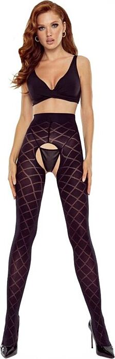 Medias Crotchless Passion TIOPEN 025 Eleganza