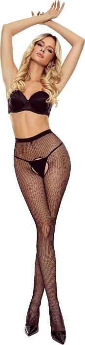 Medias Crotchless Passion TIOPEN 038 Eleganza