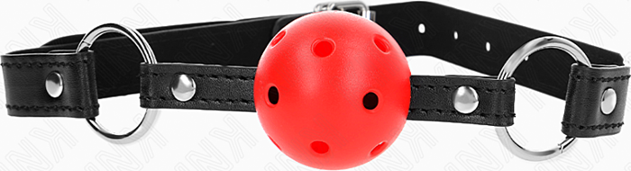 Mordaza KINK 4.5 cm Silicone Rossa | BDSM Eleganza