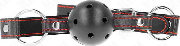 Mordaza di Pallina KINK 4.5 cm Silicona Nera Mordaza di Pallina KINK 4.5 cm Silicona Nera