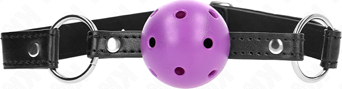 Mordazza KINK Morbida 4.5cm Morado Elegante Mordazza KINK Morbida 4.5cm Morado Elegante