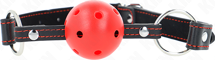 Mordaza di Bola KINK 4.5cm Rosso - Comfort e Controllo