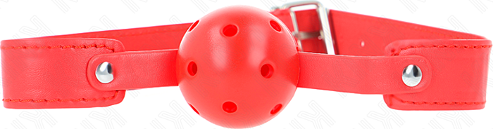 Mordaza KINK 4.5cm Silicone Red - Sensualità Totale