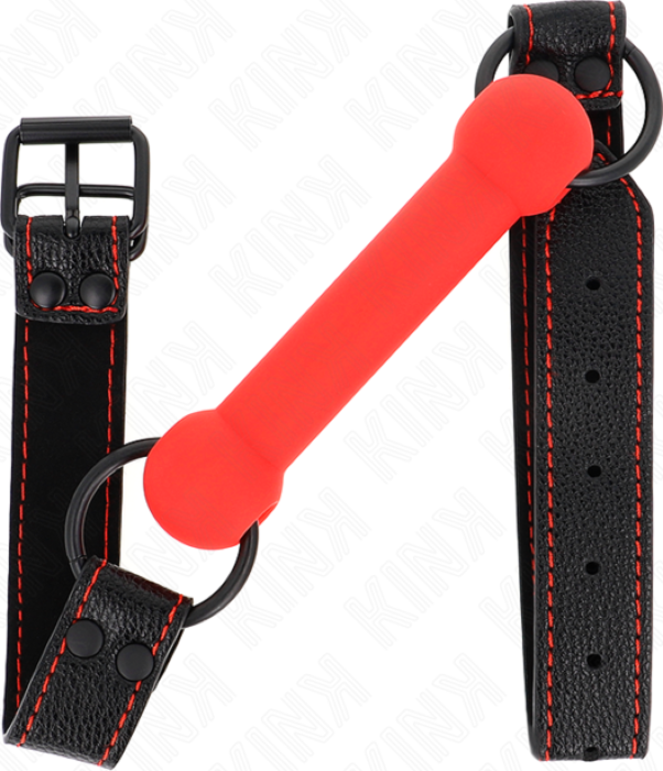 Mordaza KINK Hueso Rosso Regolabile 41-57cm Mordaza KINK Hueso Rosso Regolabile 41-57cm