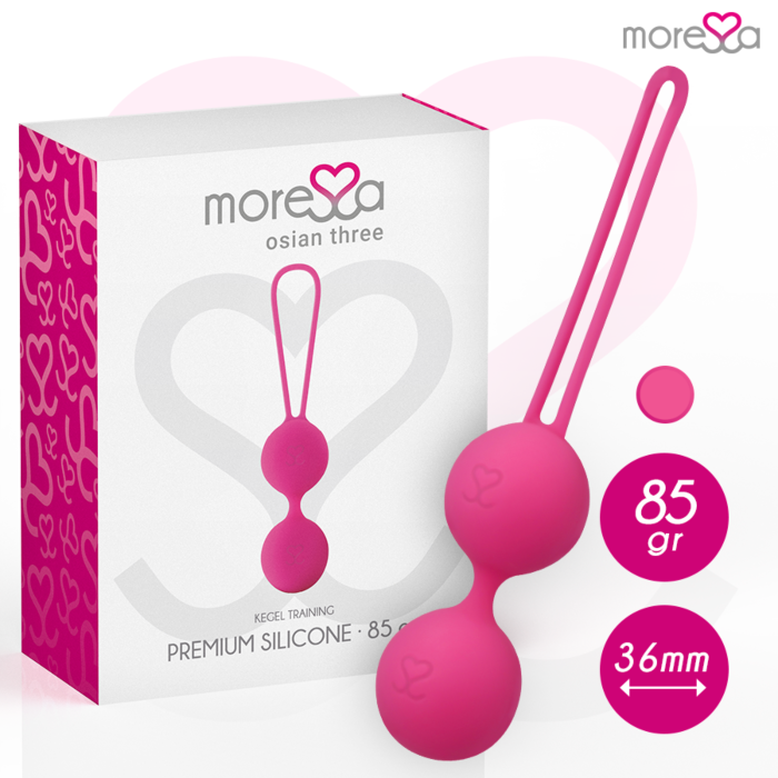 Bolle in silicone Moressa OSIAN THREE per allenamento pavimento pelvico