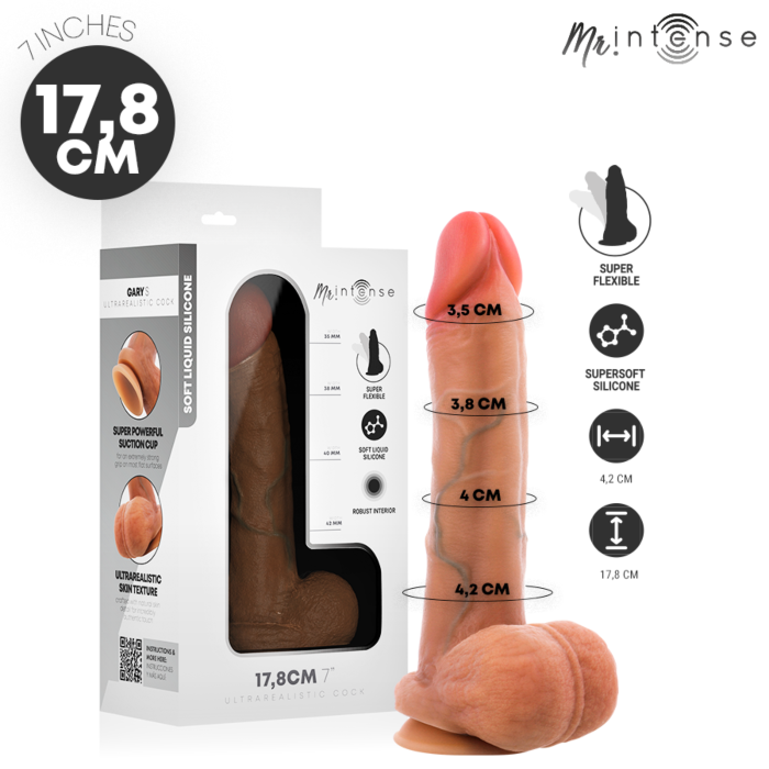Dildo MR. INTENSE Gary S - 17.8 cm di lunghezza e 4.2 cm di diametro Dildo MR. INTENSE Gary S - 17.8 cm di lunghezza e 4.2 cm di diametro