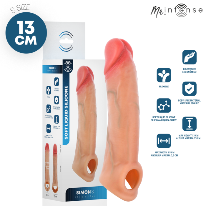 Guaina Pene MR. INTENSE Simon S - 13 cm di lunghezza Guaina Pene MR. INTENSE Simon S - 13 cm di lunghezza