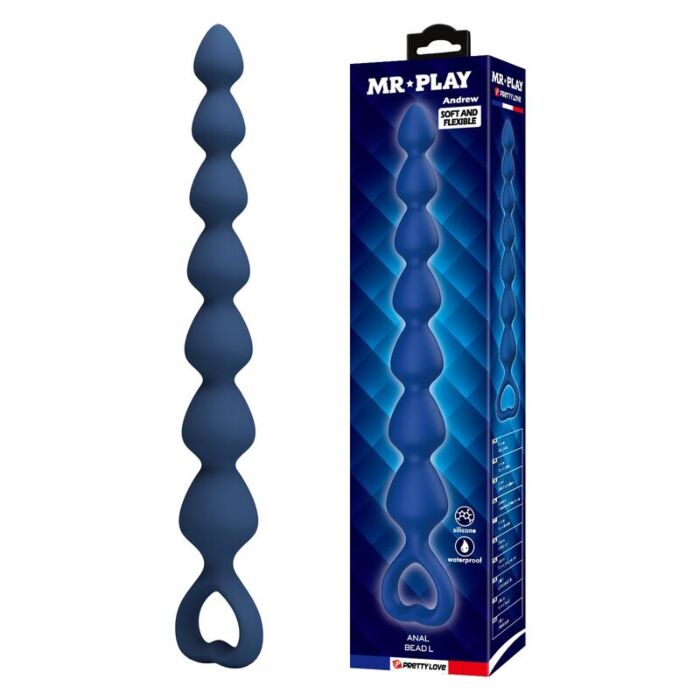 Perline Anali MR PLAY con Plug Anale e Design Graduato Perline Anali MR PLAY con Plug Anale e Design Graduato