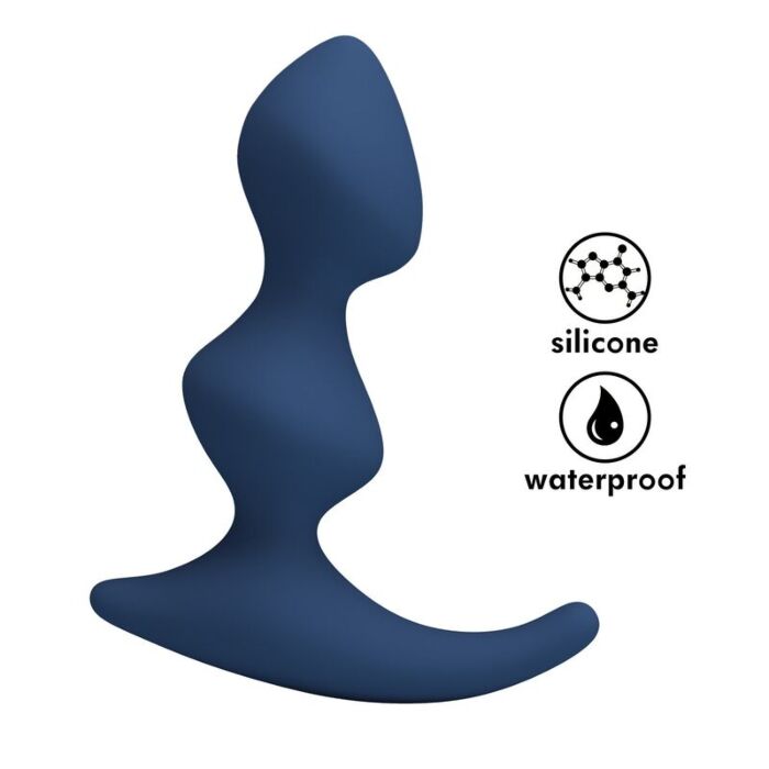 Plug Anale MR PLAY Ergonomic Blue con design ergonomico Plug Anale MR PLAY Ergonomic Blue con design ergonomico