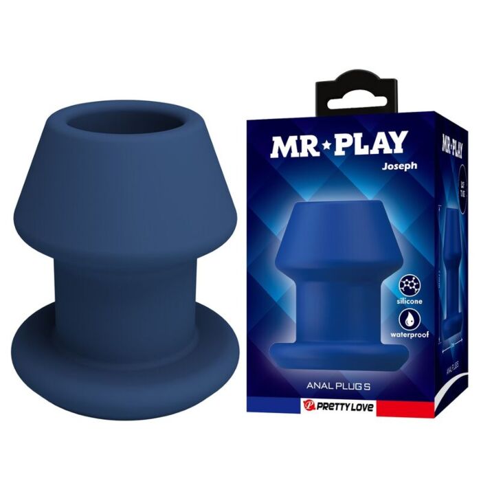 Plug Anale MR PLAY JACK Blu Dimensione S Plug Anale MR PLAY JACK Blu Dimensione S