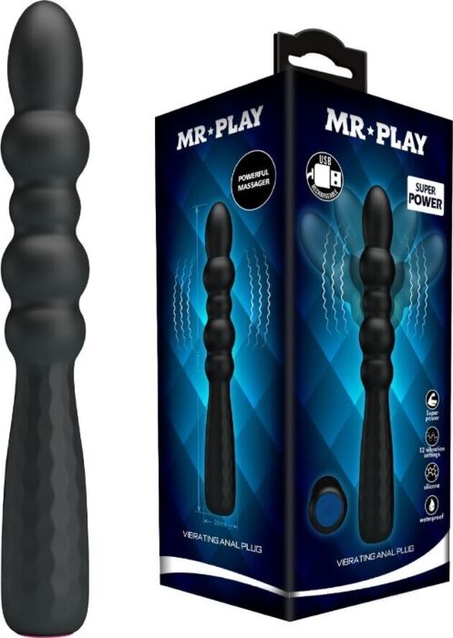 Plug Anale MR PLAY con Vibrazione Flessibile e Intensa Plug Anale MR PLAY con Vibrazione Flessibile e Intensa