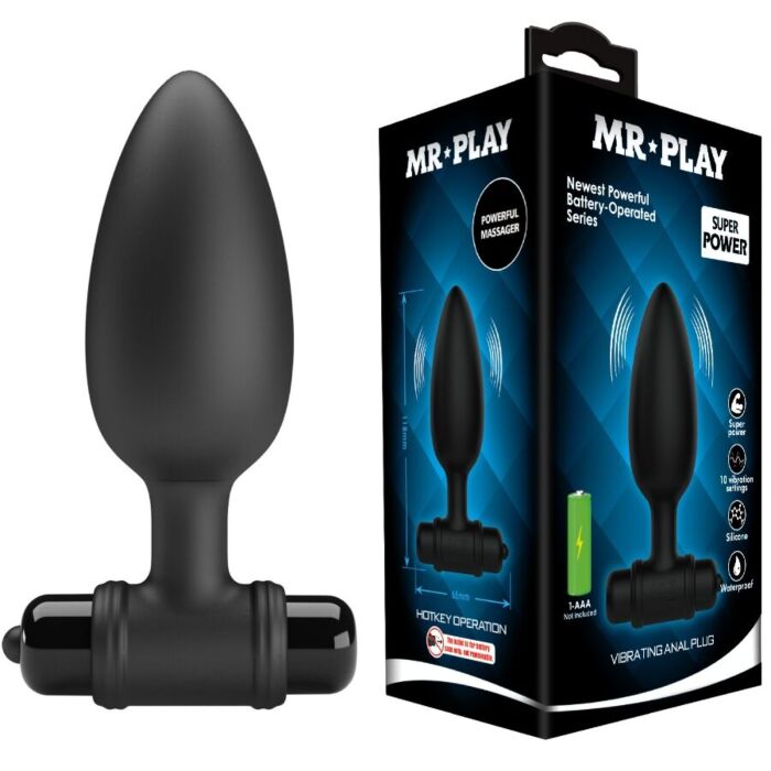Vibratore Anale MR PLAY Super Power con vibrazione intensa Vibratore Anale MR PLAY Super Power con vibrazione intensa