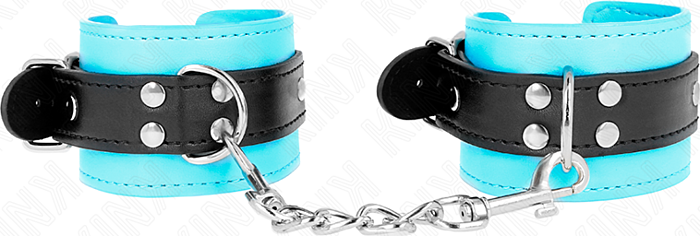Muñequere KINK Blu Adjustable BDSM Muñequere KINK Blu Adjustable BDSM