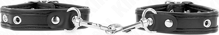 Muñequeras BDSM KINK Mini Nero con Tachuelas