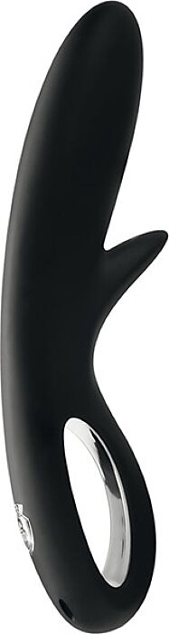MYSTIM TINGLY TIMMY E-STIM DILDO, SEXY BLACK