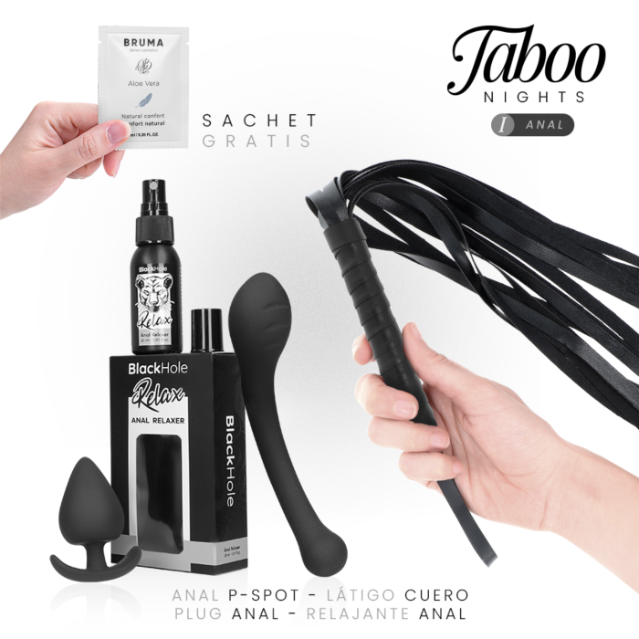 Pack anal TABOO NIGHTS 1: ANAL - kit completo Pack anal TABOO NIGHTS 1: ANAL - kit completo