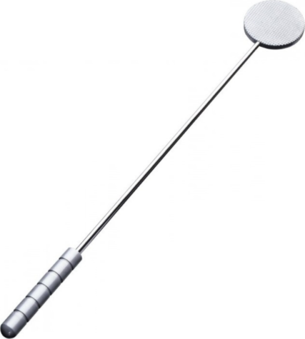 Pala in alluminio con estremità dentate