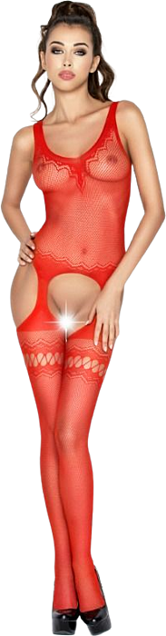 Calze Bodystocking Rosso Passione Calze Bodystocking Rosso Passione