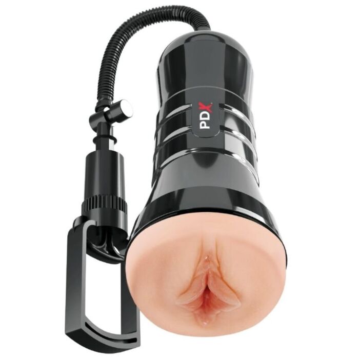 Masturbatore PDX EXTREME WET PUSSIES XXL con suzione regolabile Masturbatore PDX EXTREME WET PUSSIES XXL con suzione regolabile