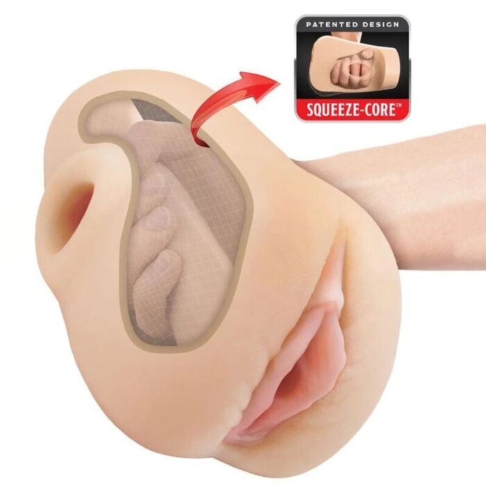 Masturbatore PDX PLUS+ Pussy Pounder 18 cm con controllo di stimolazione Masturbatore PDX PLUS+ Pussy Pounder 18 cm con controllo di stimolazione