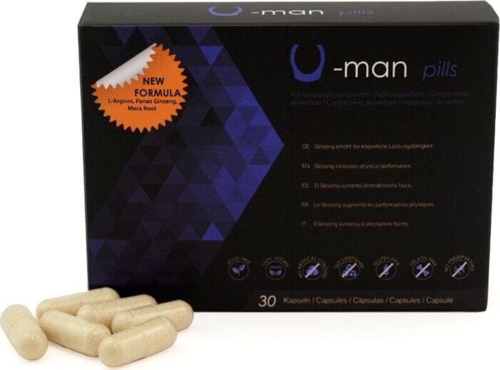 Integratore U-Man Pills 500COSMETICS Potenza Maschile