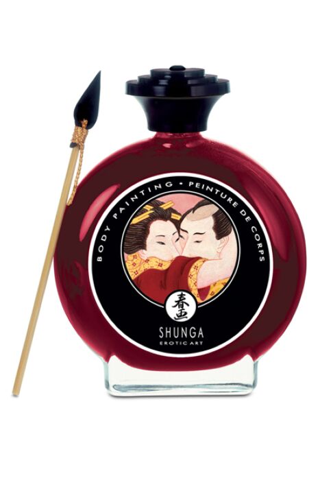 Pittura Corporale Comestibile SHUNGA con Cava e Fragole