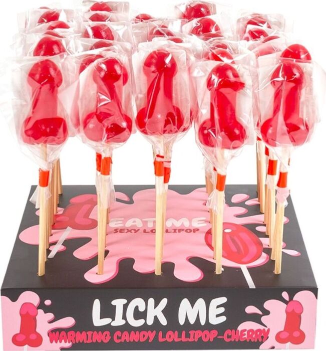 Lecca-lecca a forma di pene SECRETPLAY effetto piccante