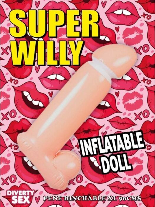 Pene Hinchable Diablo Picante 100 cm Divertente Pene Hinchable Diablo Picante 100 cm Divertente