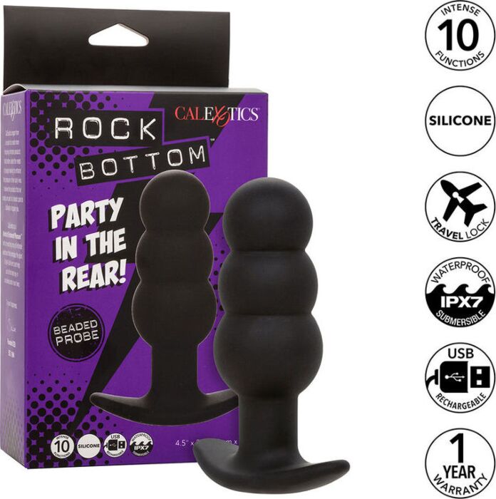 Plug Anale CalExotics Rock Bottom 10 Vibrazioni