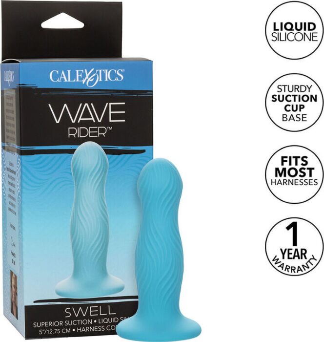 Plug Anale Calexotics Wave Rider Swell Blu