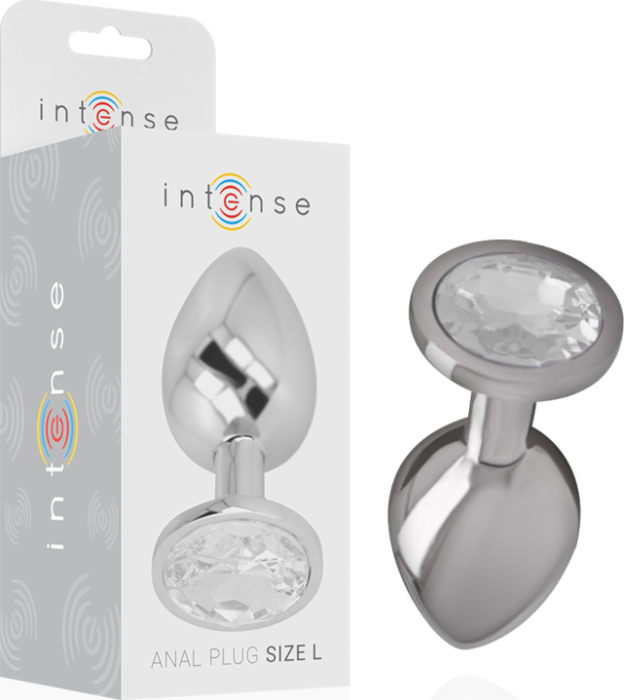 Spina Anale in Cristallo Argento Spina Anale in Cristallo Argento