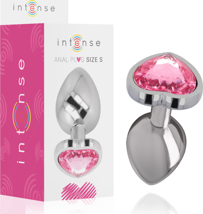 Plug Anal Intense S Cuore Rosa Elegante