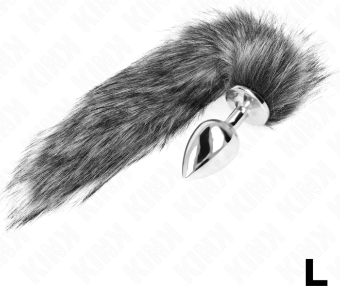 Plug Anal KINK L con Cola Sintetica - Piacere Unico Plug Anal KINK L con Cola Sintetica - Piacere Unico