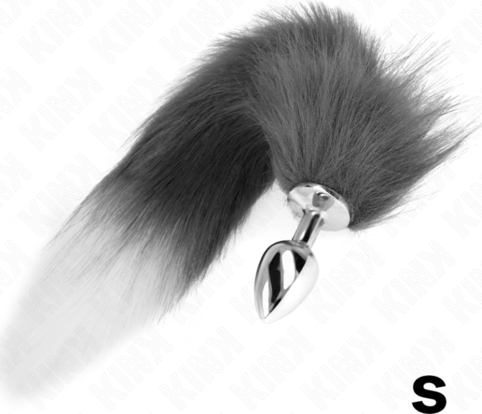 Plug Anal KINK S con Cola Sintetica Bianco