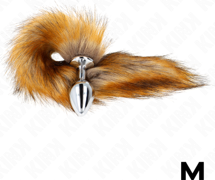 Plug Anal KINK M con Cola Sintetica Marrone