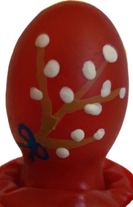 Preservativo Decorativo Condomerie Uovo Pasqua Rosso