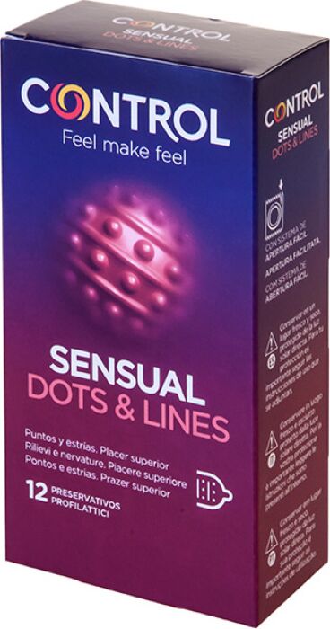 Preservativi CONTROL Sensual Dots & Lines